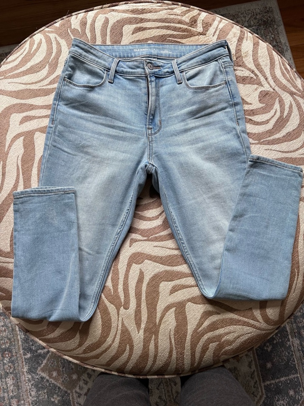 Old Navy Light Blue High Rise Super - Skinny Jeans - Women's 6 Petite